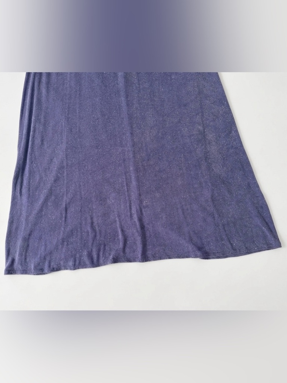 Sleeveless Glittery Purple Knit Maxi Dress - Unbranded - Picture 4 of 6